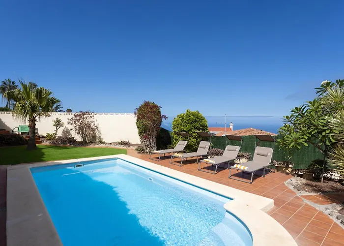 Eden Rentals Sunset El Sauzal Luxury Heated Pool Villa Willa